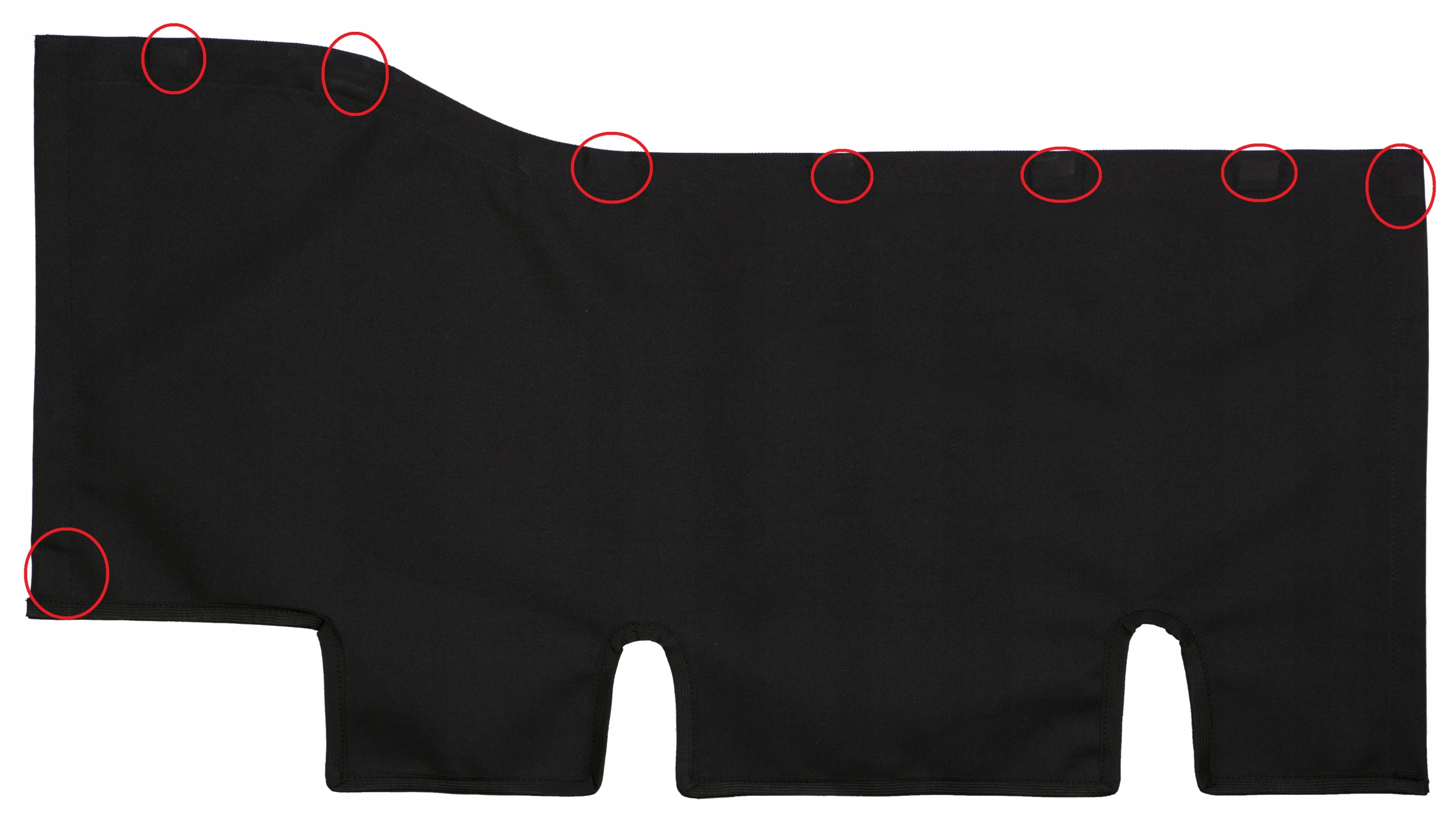 OSŁONA PRZECIWDESZCZOWA NA BUTY MATA PLANDEKA ETUI SCANIA R Strona LEWA Producent części Inny