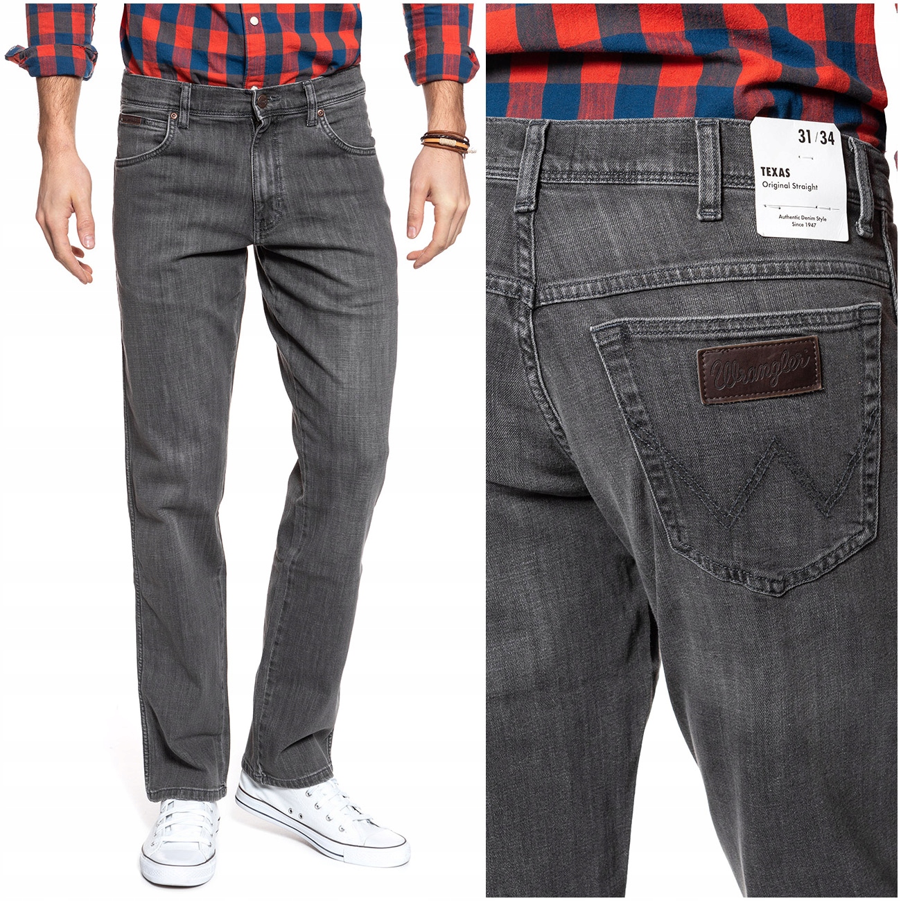 

Wrangler Texas Męskie Spodnie Jeansowe W32 L32