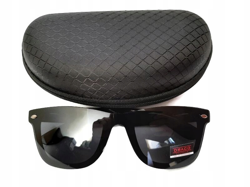 

Zestaw Okulary Słoneczne Nerdy czarne UV400 Etui