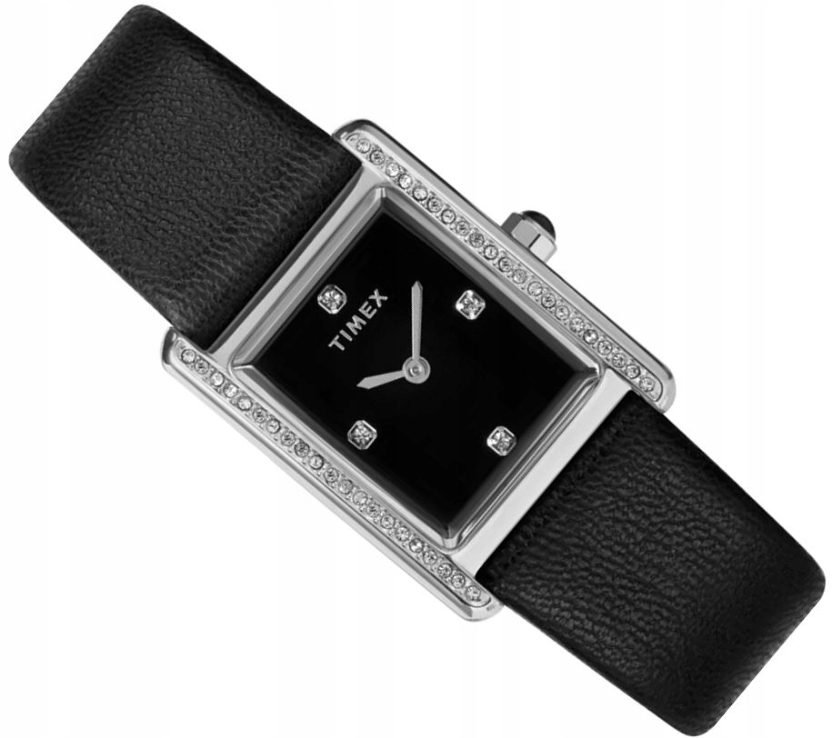 Dámské Hodinky Timex TW2W63800 Hailey Obdélníkové S Krystaly Box 24 mm