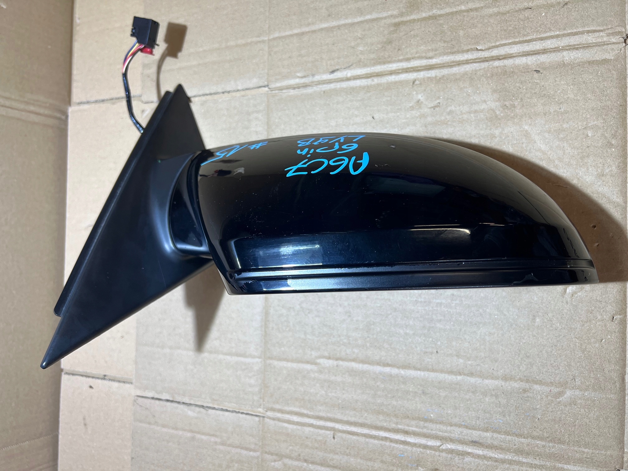 AUDI A6 C7 LY9B mirror right 6 PIN UK