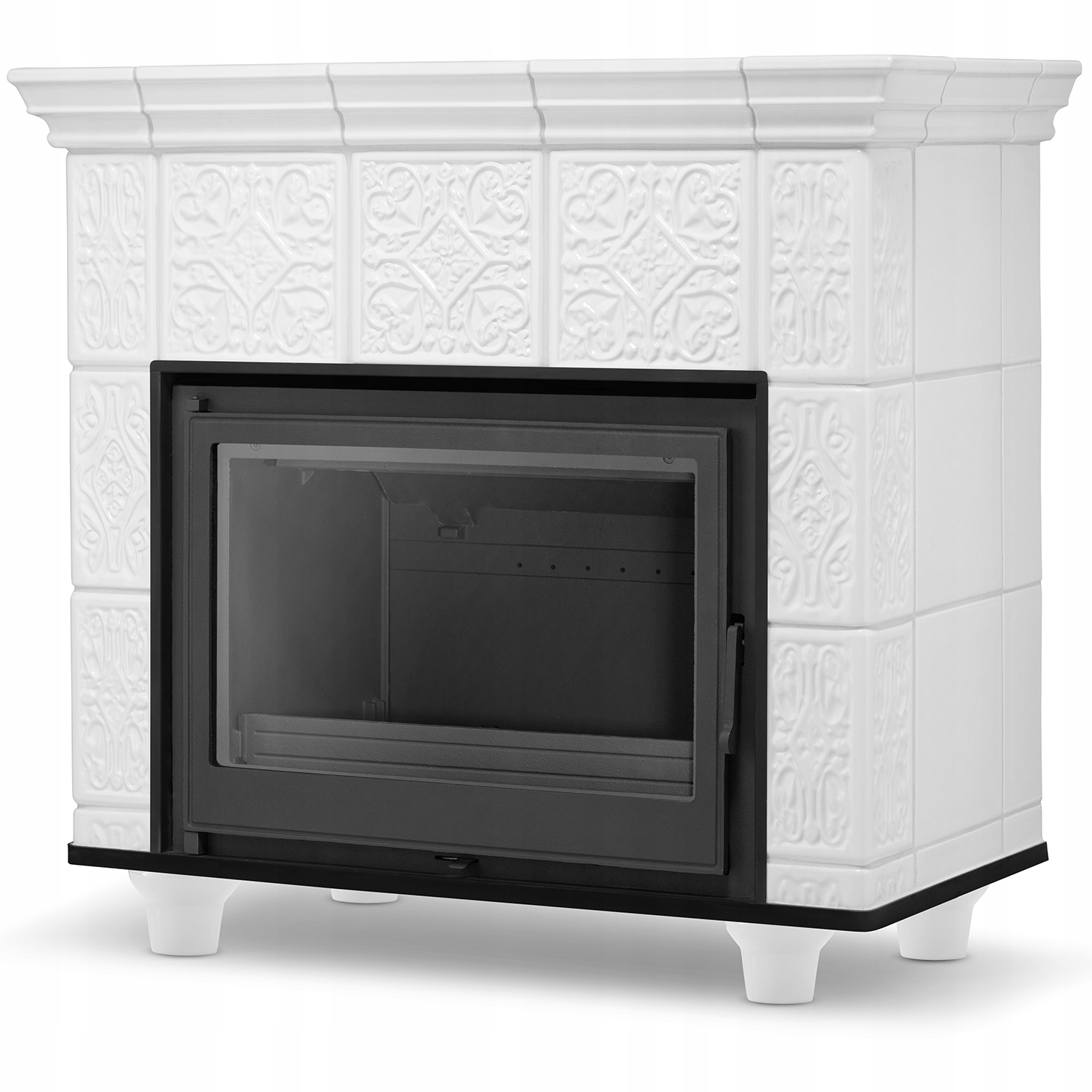 Kamna krbová kamna koza kachlová keramická krbová skříň Ferrara