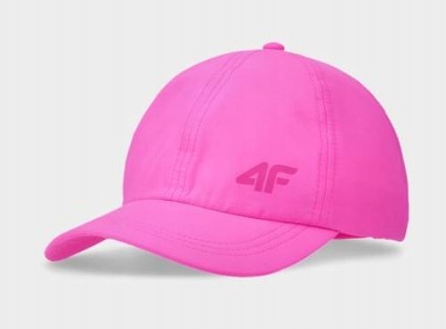 Dziewczęca czapka z daszkiem 4F czapeczka bejsbolówka różowy