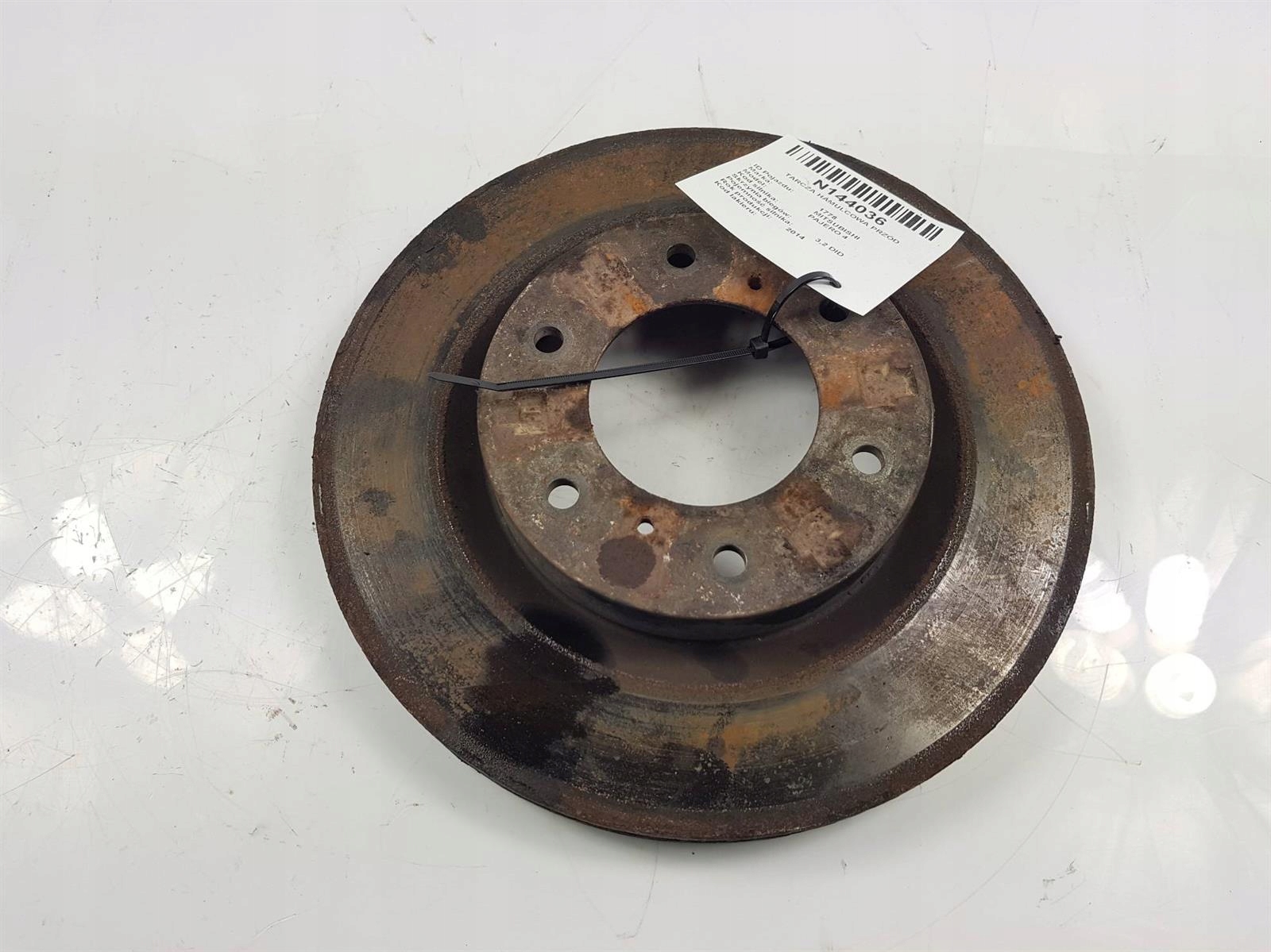 TARCZA HAMULCOWA PRZOD MITSUBISHI PAJERO 4