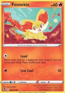 Pokemon TCG Fennekin (SIT 025)