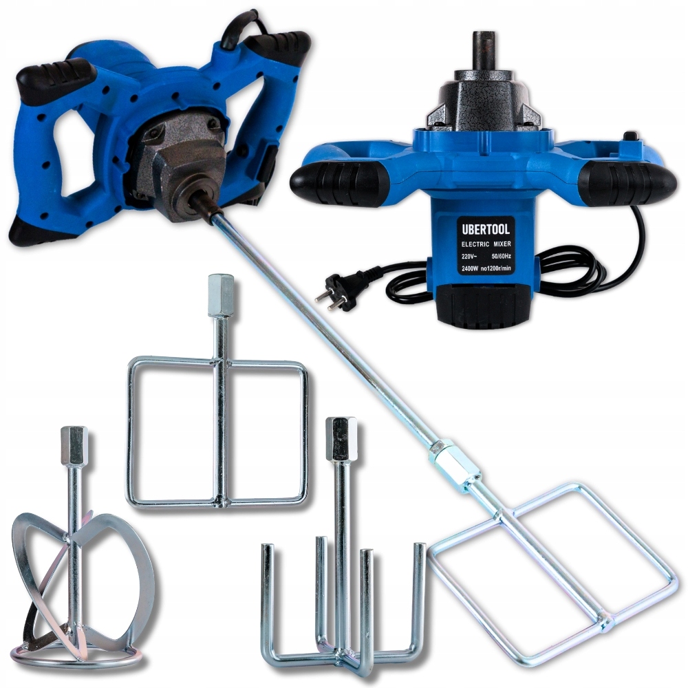 Mieszadło Do Zapraw Elektryczne Zestaw Z Końcówkami 2400W