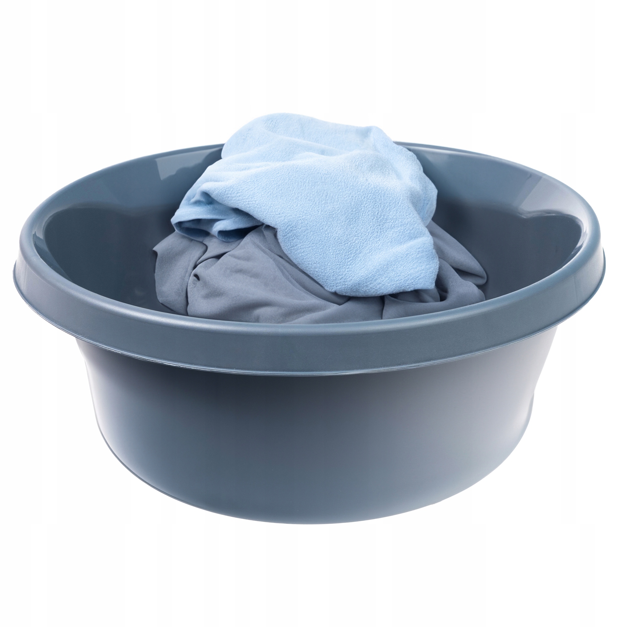 MISKA PLASTIKOWA 2L MIEDNICA CIEMNOSZARA