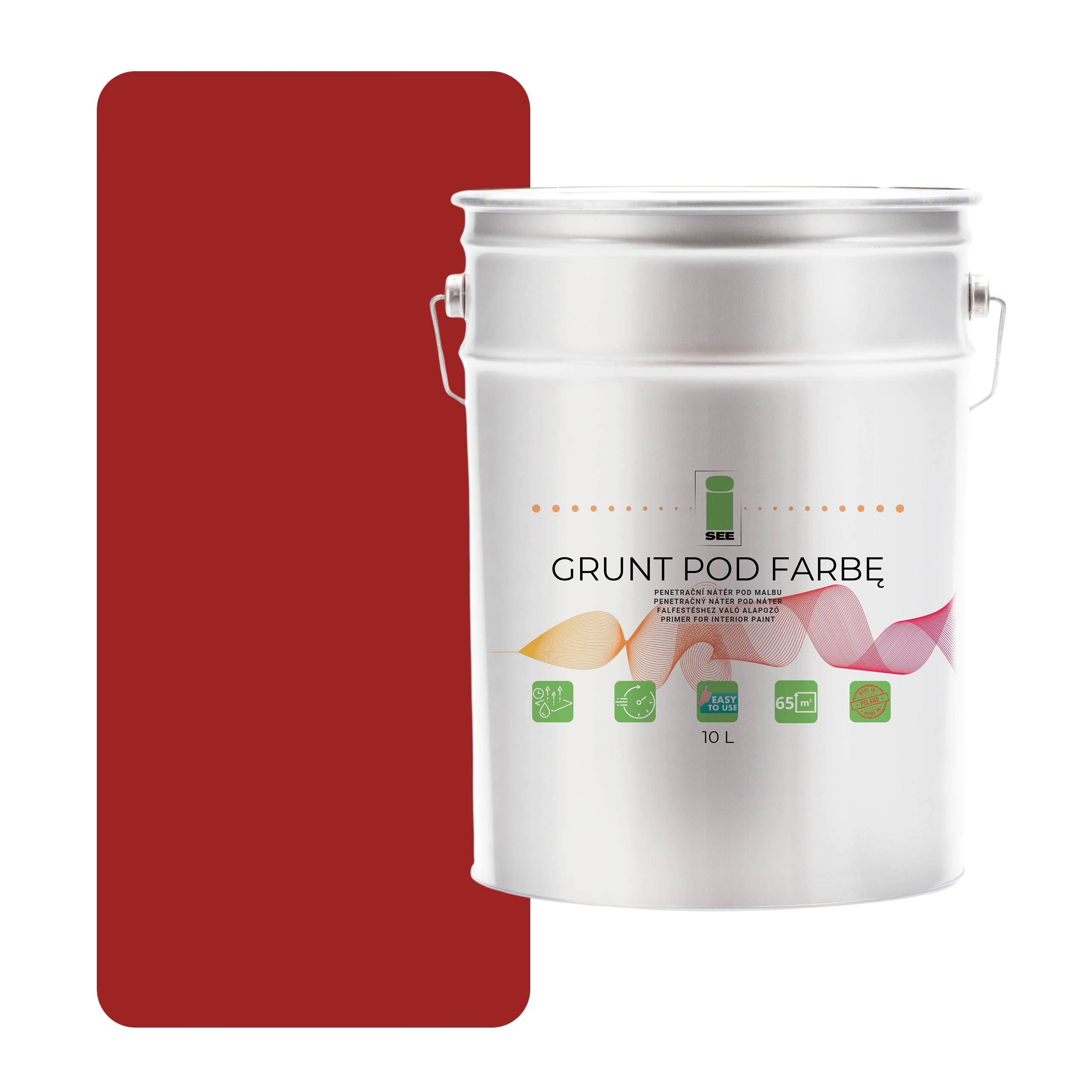 Podkladová Báze Pod Silikonovou Fasádní Barvu Červená 10 L
