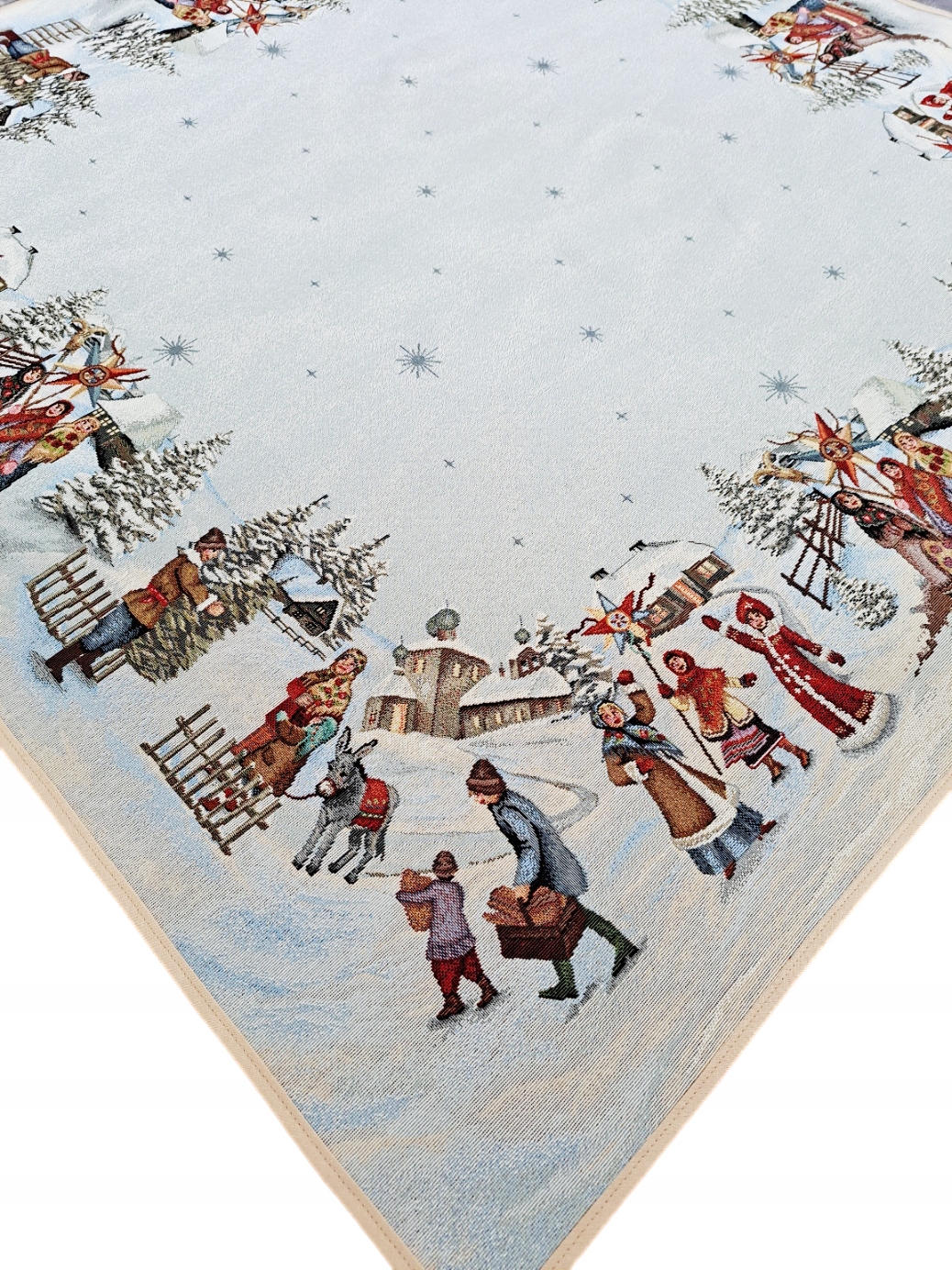 Ubrus 100x100 cm s koledníky 1161