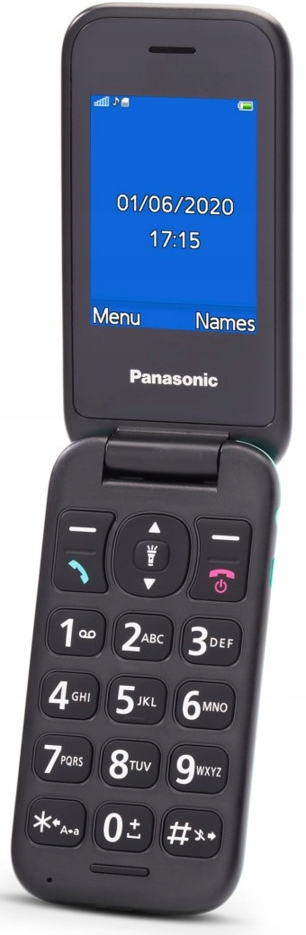 Telefon z klapką Panasonic KX-TU400EXC 2,4" Bateria Li-Ion 800 mAh Miętowy
