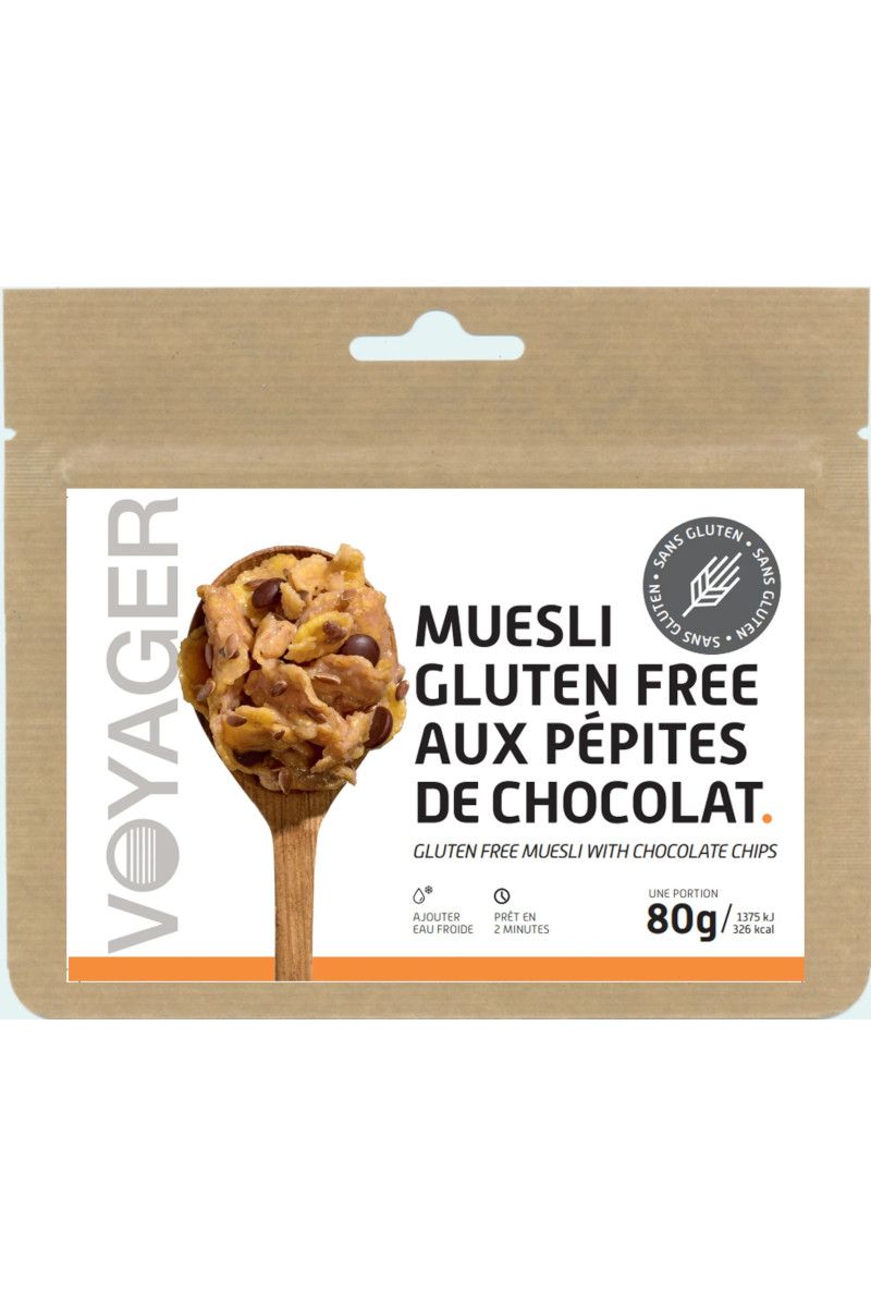 Voyager Danie liofilizowane (589) Musli Bezglutenowe Czekoladą 80G