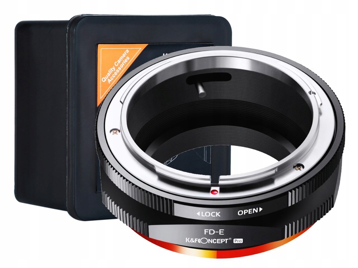 Adaptér Canon Fd na Sony E Mount Nex A6500 A7 A9 K&f Pro