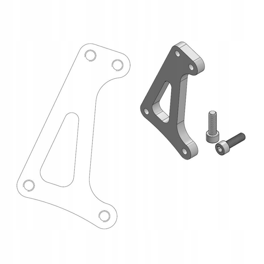 281716 - МОТО-МАЙСТЕР АДАПТЕР ДЛЯ SUPERMOTO SM RACING SHIELD