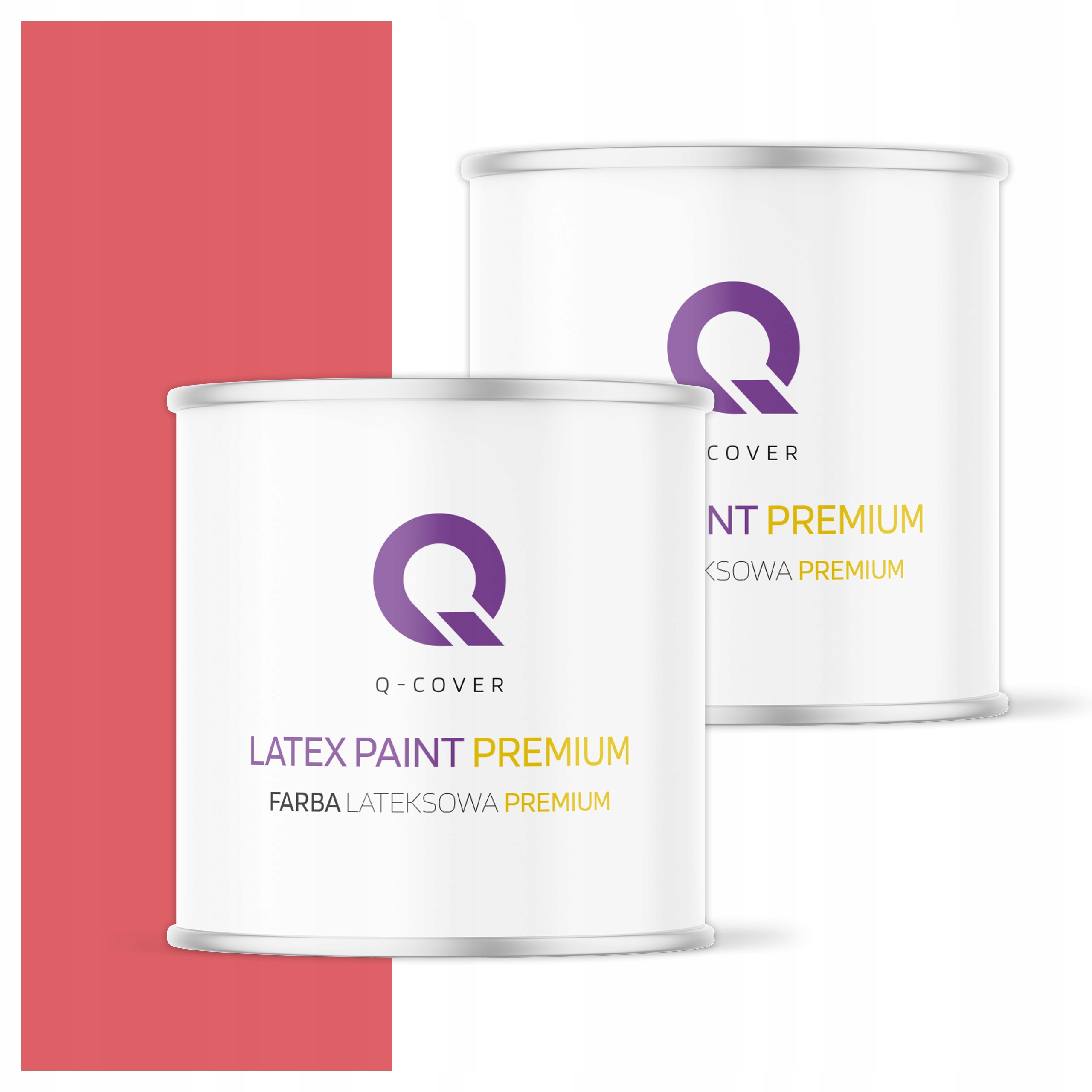 Umývateľná farba na steny stropov 2L Hlboká matná červená H3525