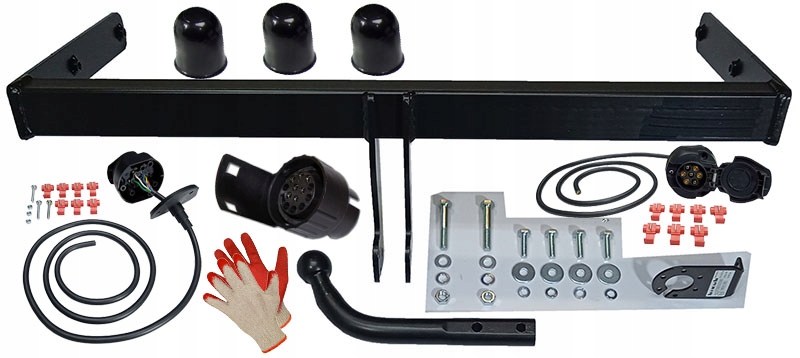 AUTO HAK HOLOWNICZY+WIĄZKA+ADAPTER do SKODA FABIA 2+1 II+I+5J 99-2014 HB 5d