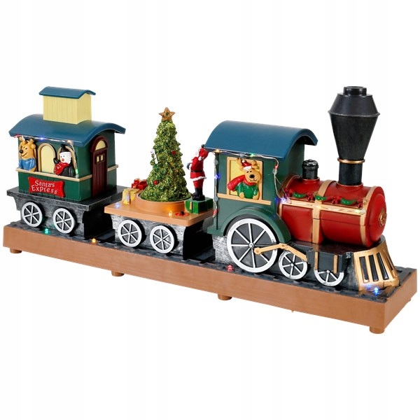 Pociąg z oświetleniem dźwiękiem MV WIOSKA ŚWIĄTECZ