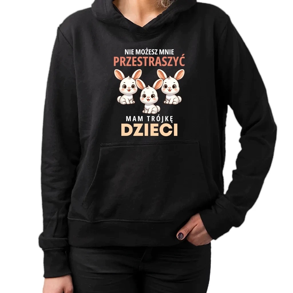 Nemůžeš mě vyděsit, mám tři děti – dámská mikina jako dárek L