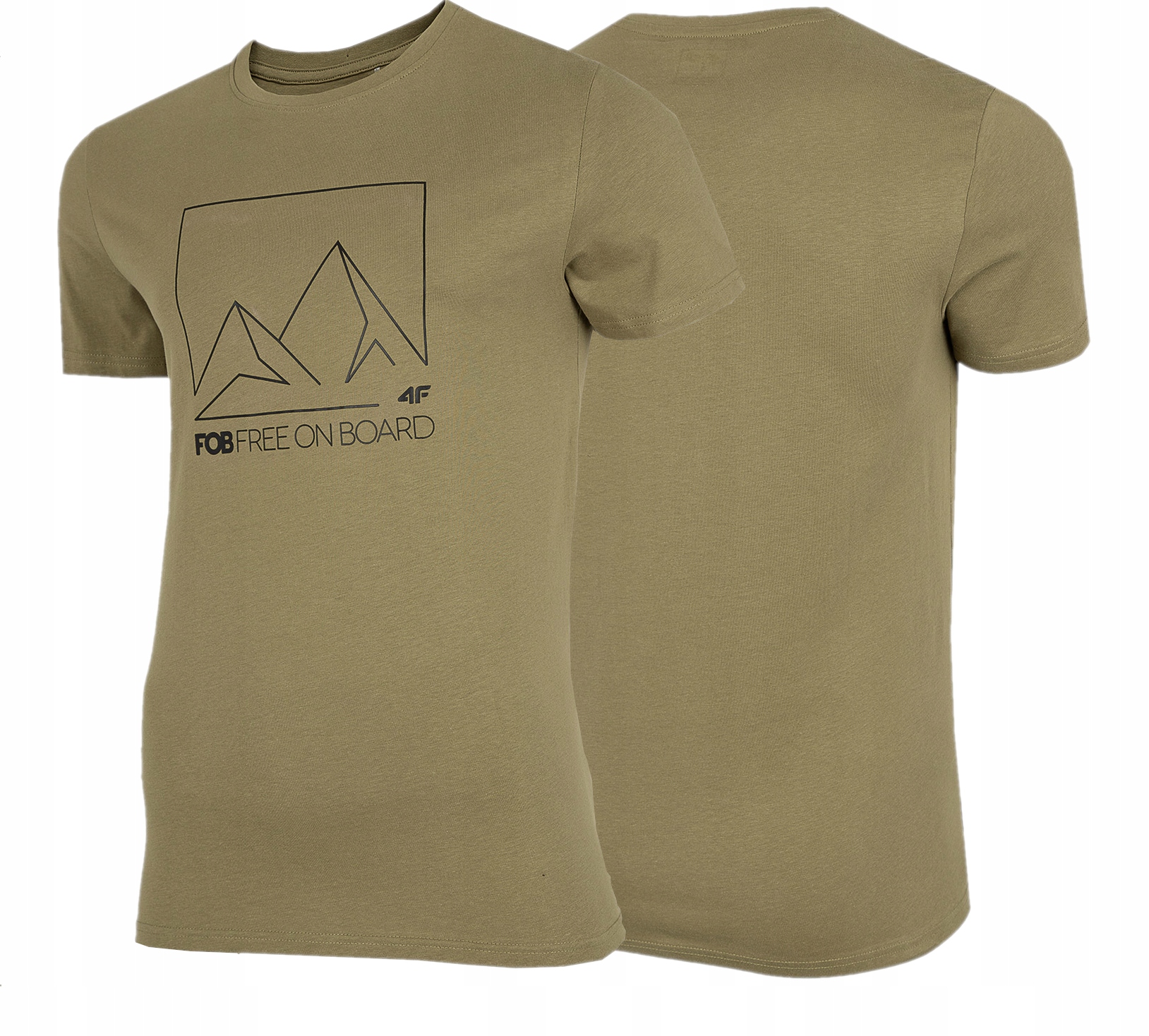 

4F T-shirt Męski Z Nadrukiem Koszulka Bawełna XL