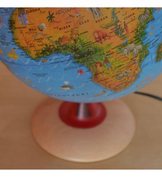 GLOBUS DLA DZIECI CIRCUS 25cm PODŚWIETLANY POL/FIZ Kod producenta 8000623001219