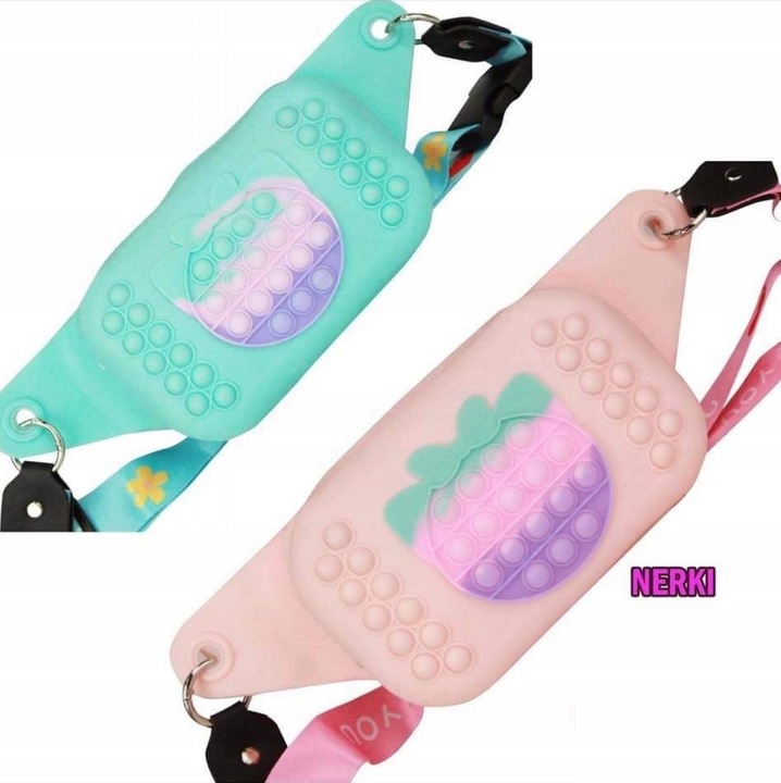 SASZETKA NERKA DZIEWCZĘCA POP IT 2084 NIEBIESKA