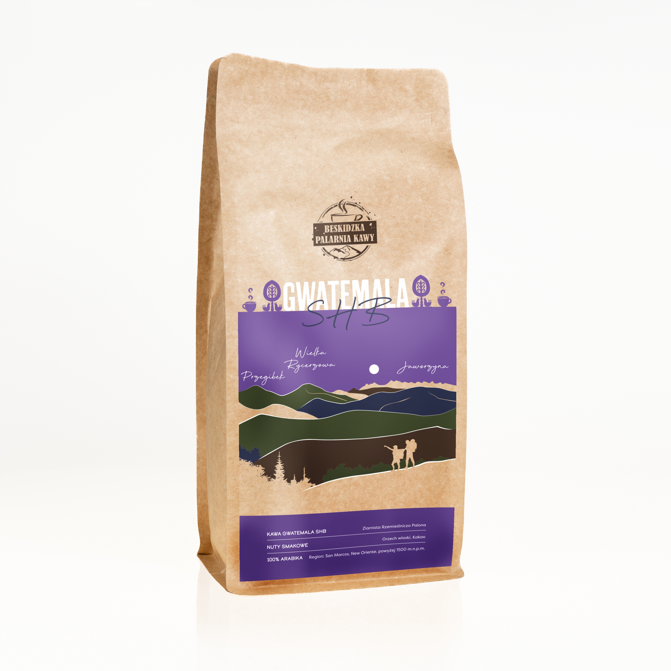 Levně Čerstvě Pražená Mletá Káva Guatemala Shb 1KG 100% Arabica Speciality