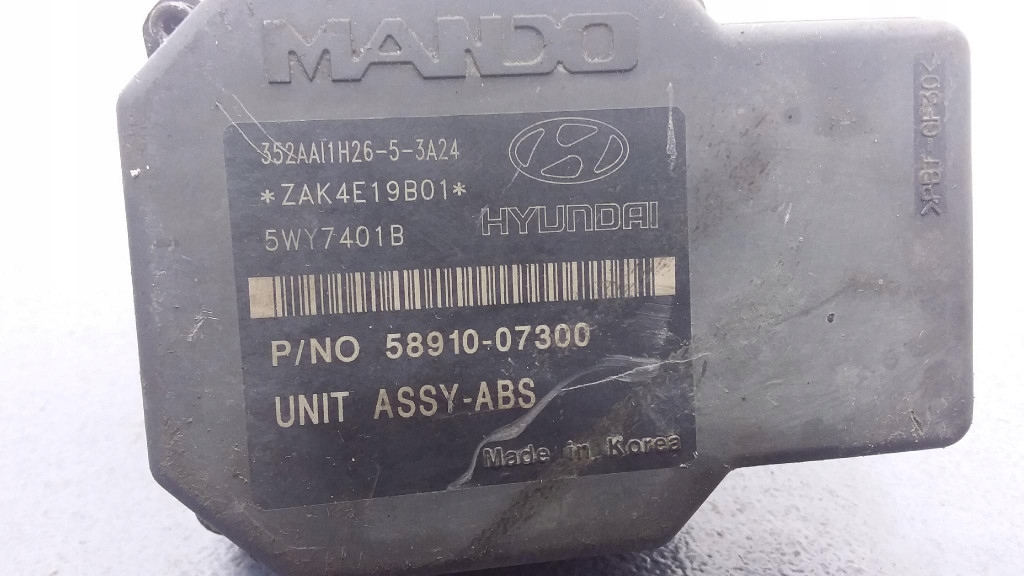 kia PICANTO I 1.1 b насос ABS 58910-07300