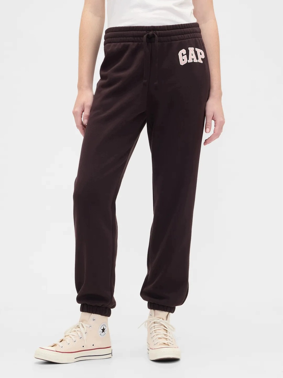 Gap Dámské teplákové kalhoty Heritage Jogger Turkish Coffee L