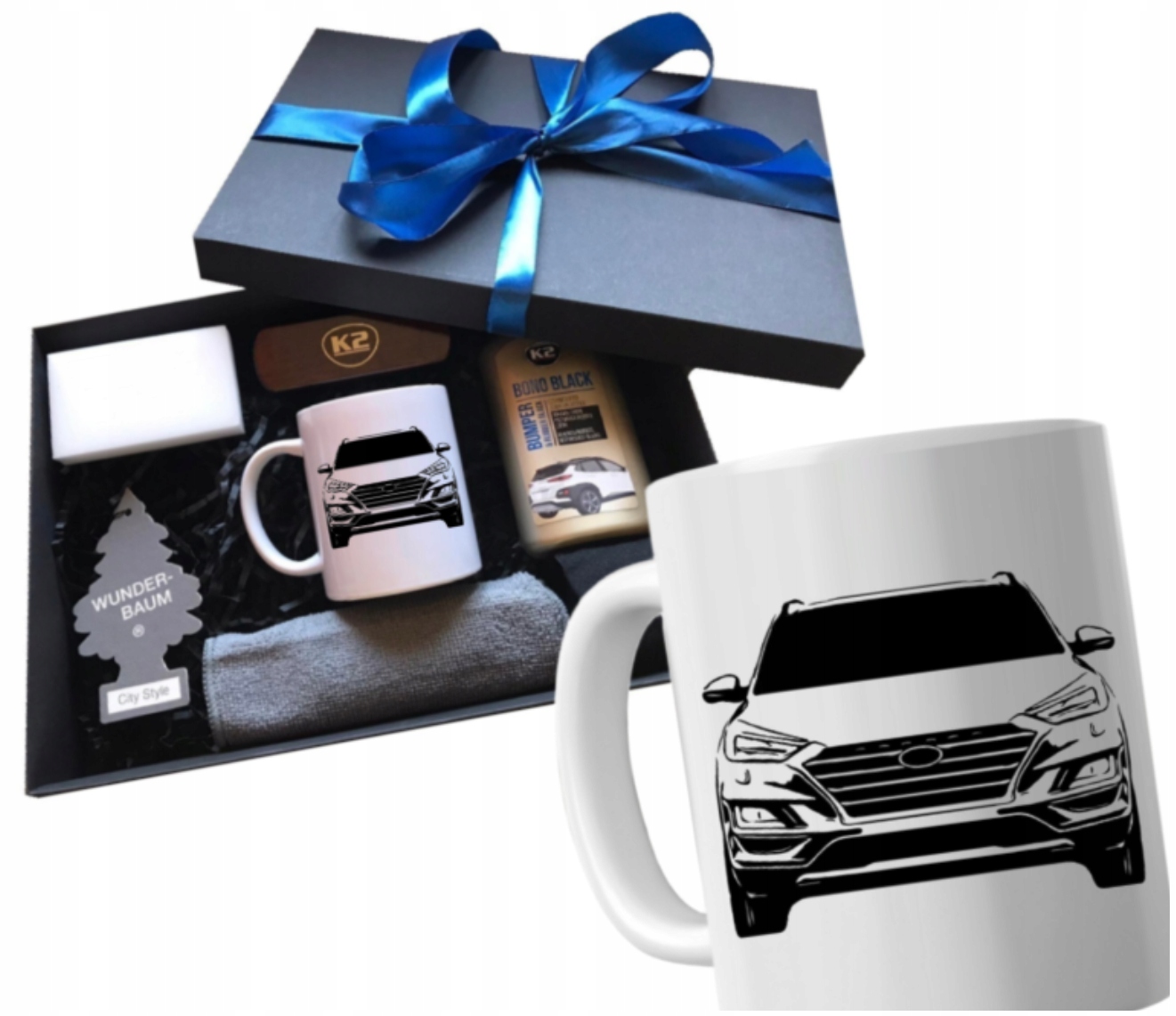 Sada doplňků hrnek pro řidiče auta Hyundai dárek pro kluka