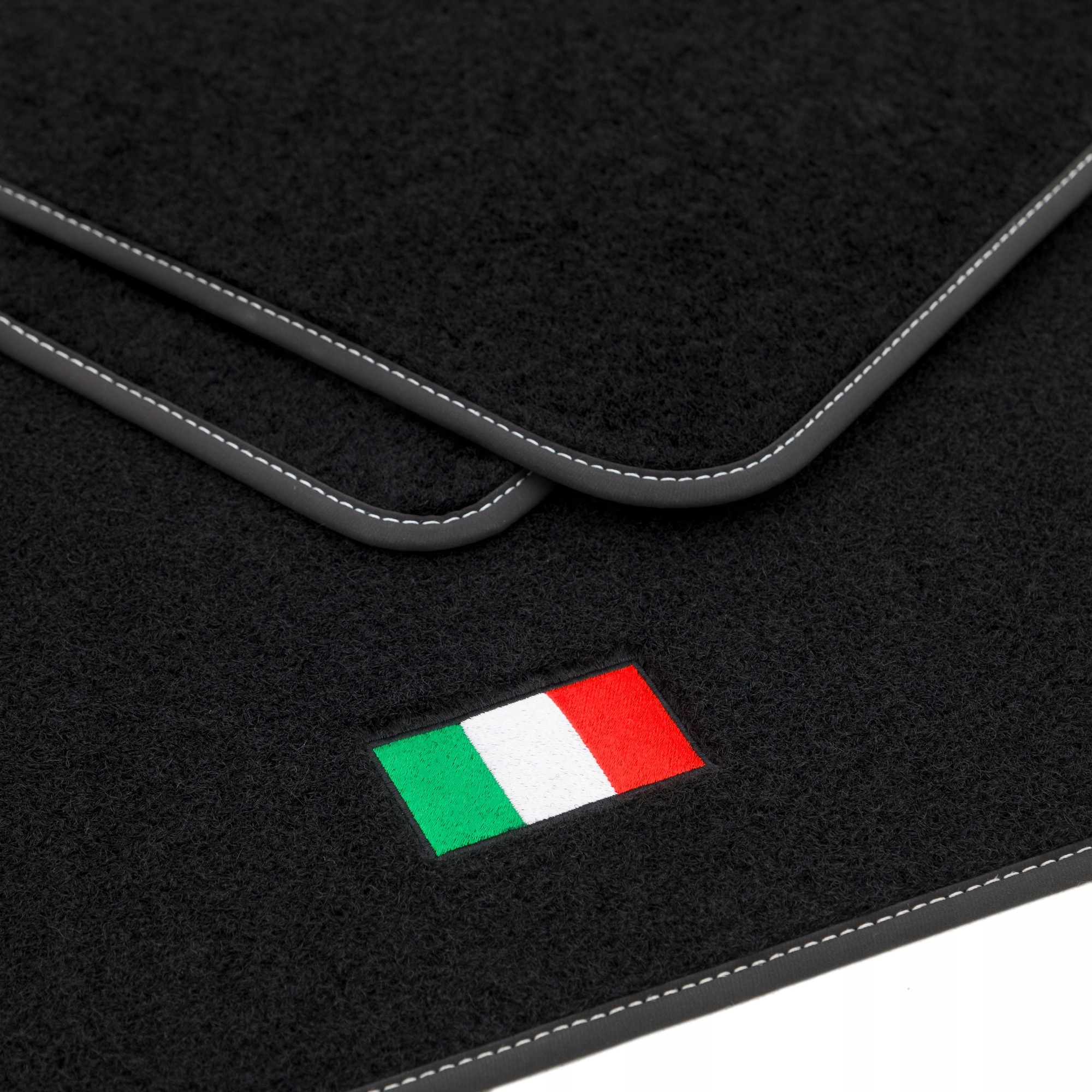 Velurové koberce Logo pro Alfa Romeo 166 2003-2007 po faceliftu