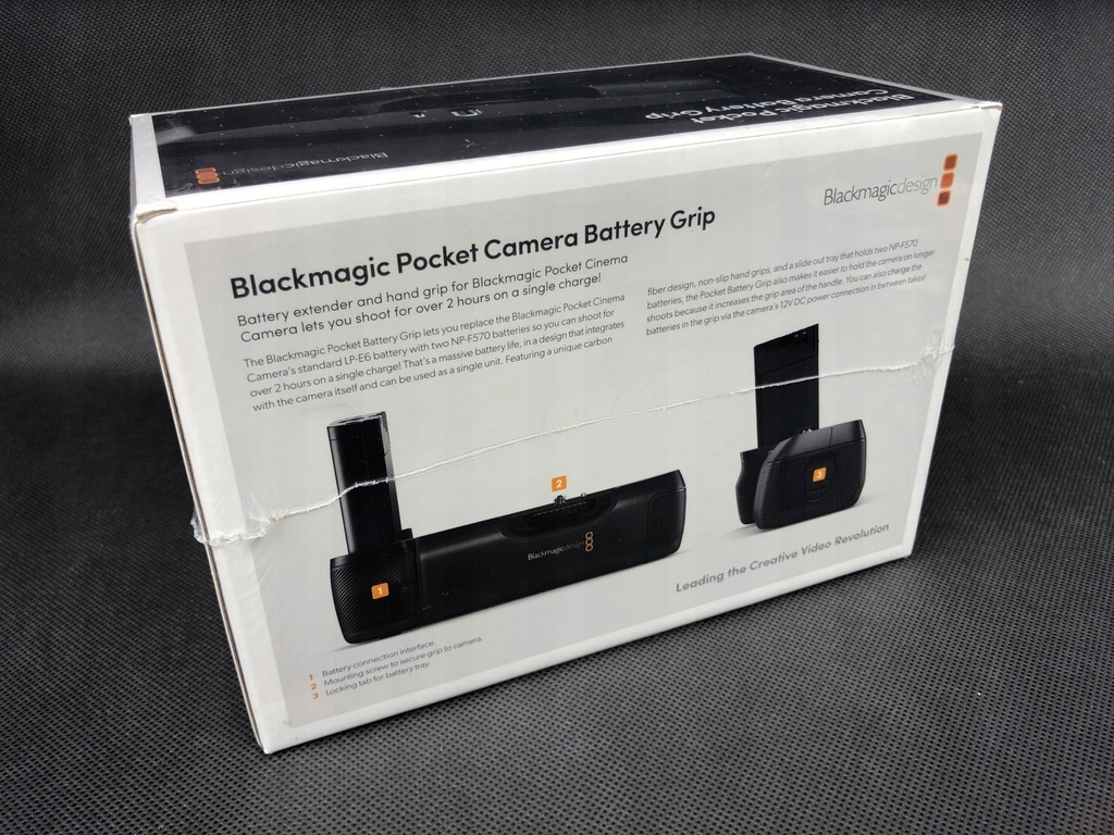 Blackmagic Pocket Cinema Camera Battery Grip Kod producenta CINECAMPOCHDXBT