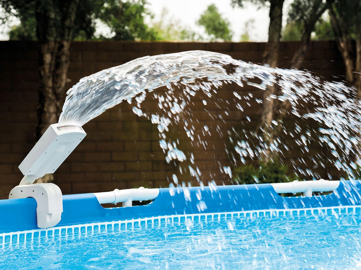 Kolorowa Fontanna Kaskada Wodna Lampka Oświetlenie LED Basenu INTEX 28089 Rodzaj lampa pływająca