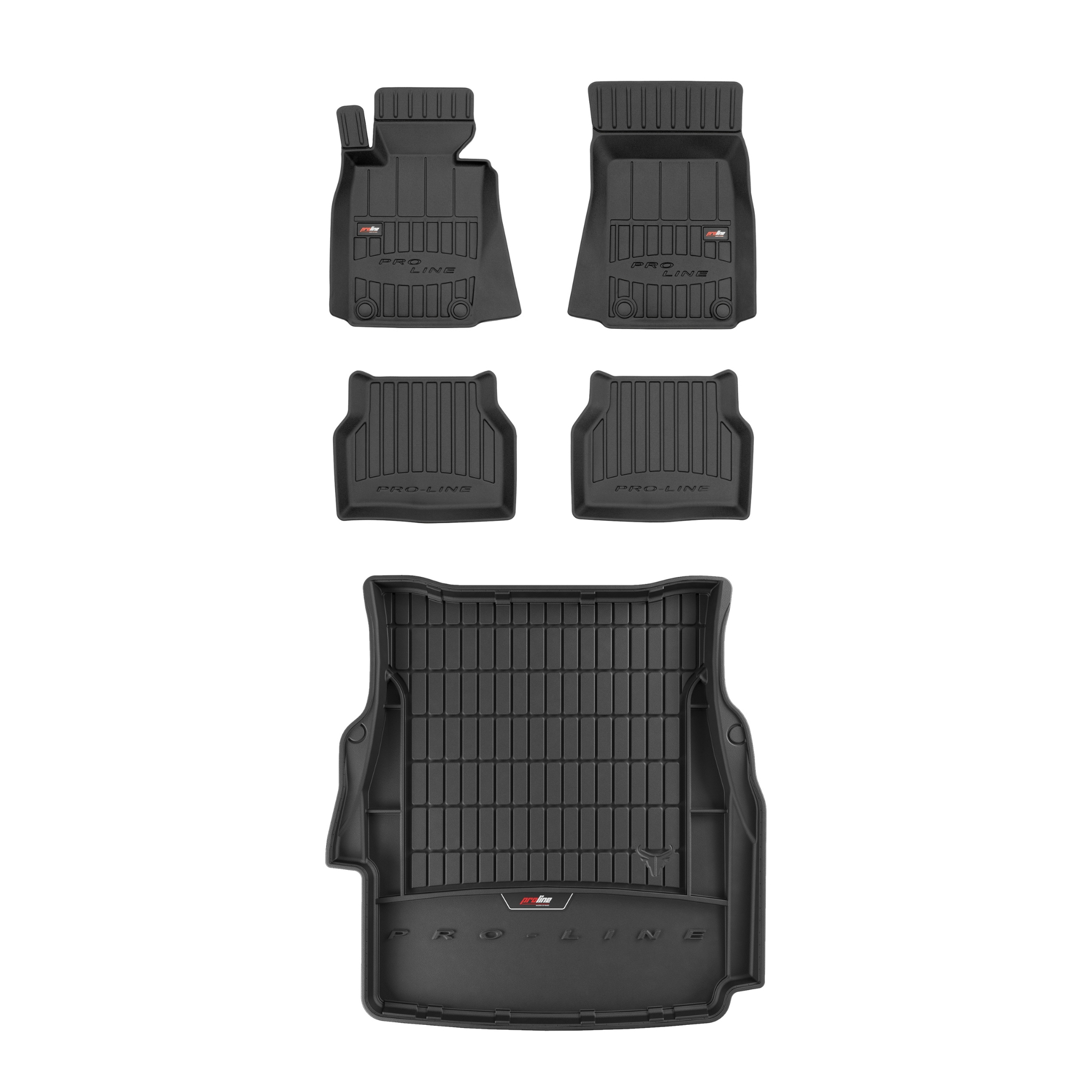 Frogum 3D sada gumových koberců a rohoží s logem pro Bmw řady 5 E39 1995-2003