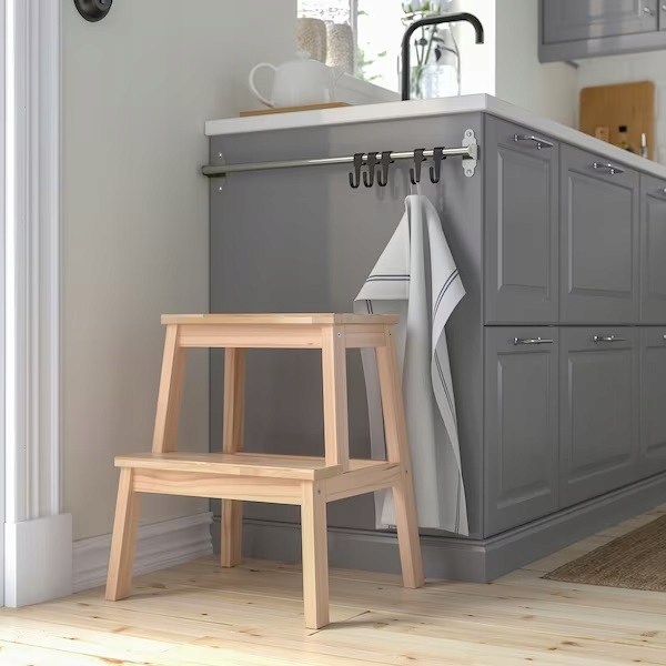 IKEA BEKVAM taboret ze schodkiem podest BUK Marka Ikea