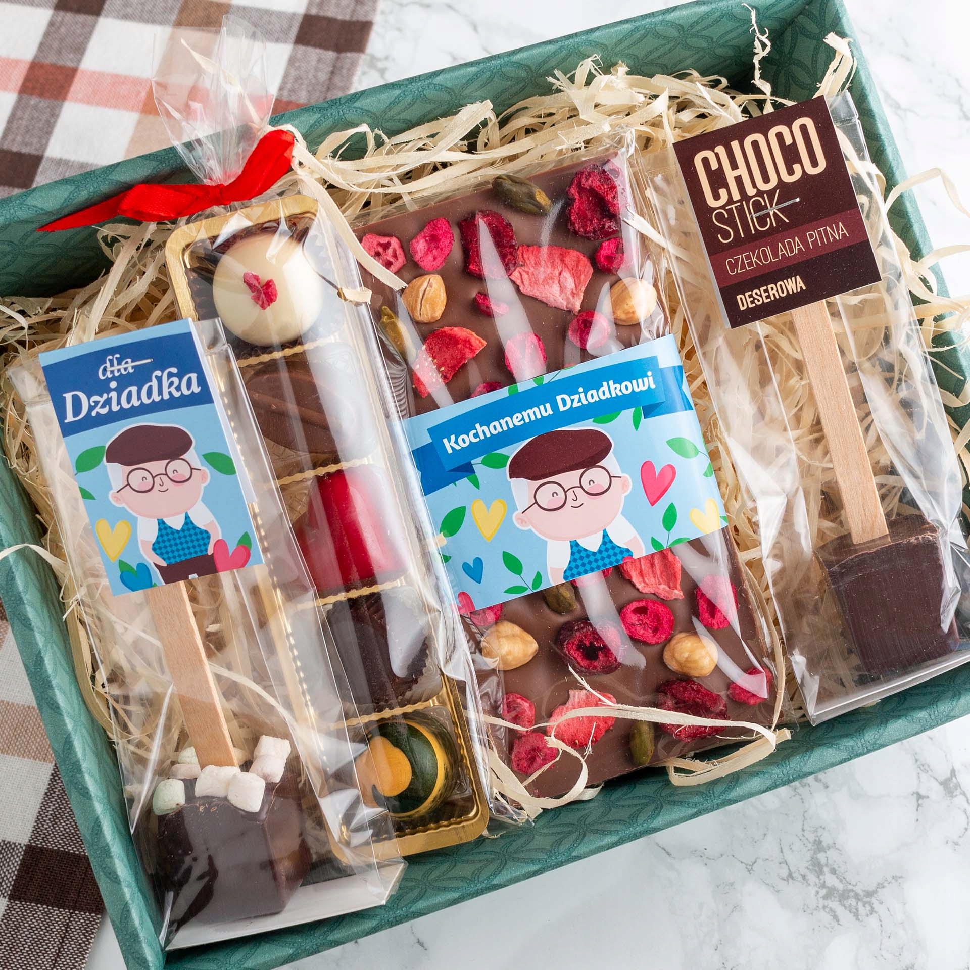 Kosz prezentowy dla dziadka