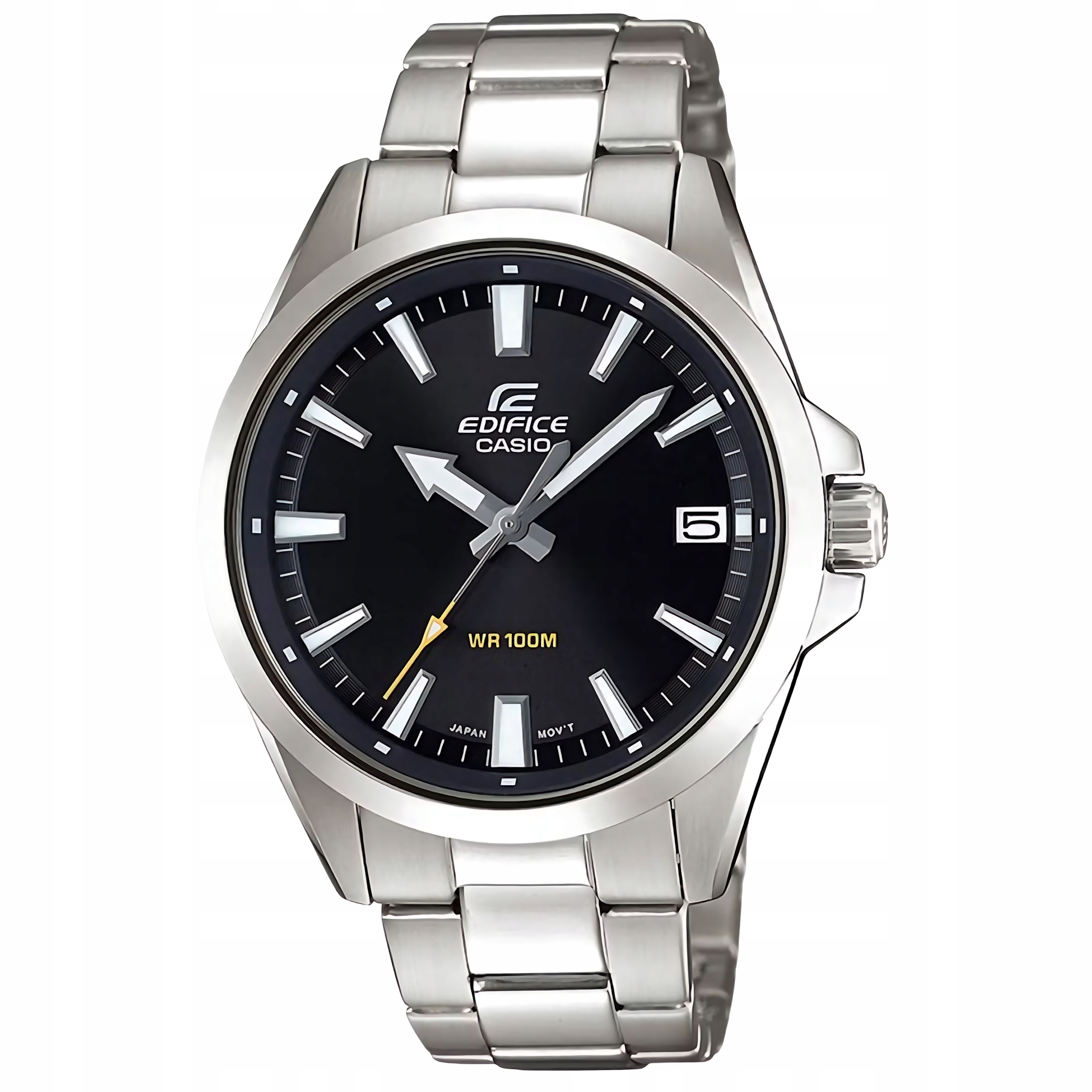 Pánské Hodinky Casio Edifice EFV-100D-1AV Klasické ocelové WR100 Krabička