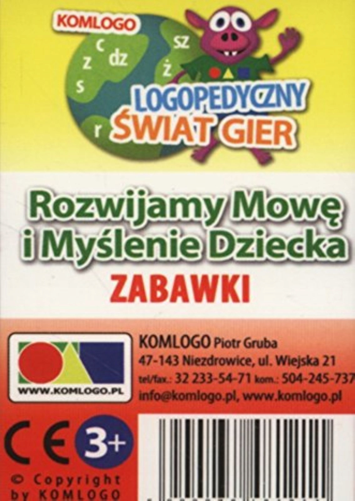 ROZWIJAMY MOWĘ I MYŚLENIE - ZABAWKI [GRA]