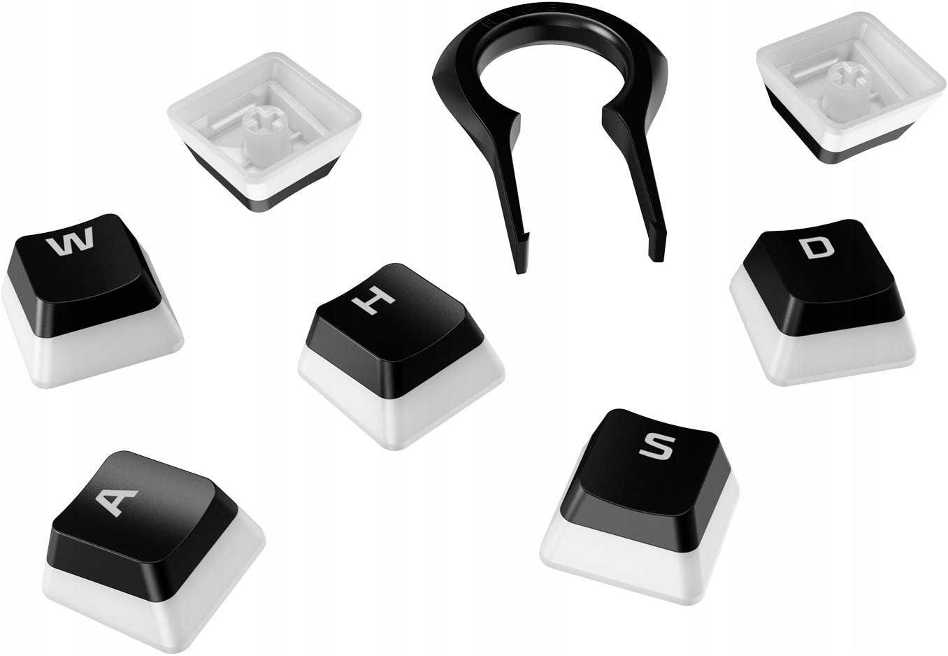 Klawisze do klawiatury HyperX Pudding czarne Deutsch 64A392