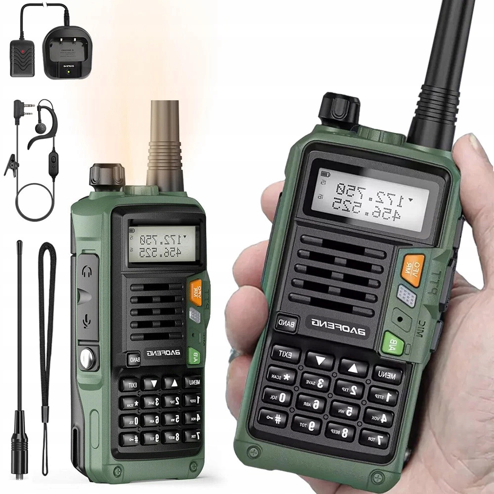 Baofeng UV-S9 Plus Vysílačka Skener Policie Stráž Vysílačka