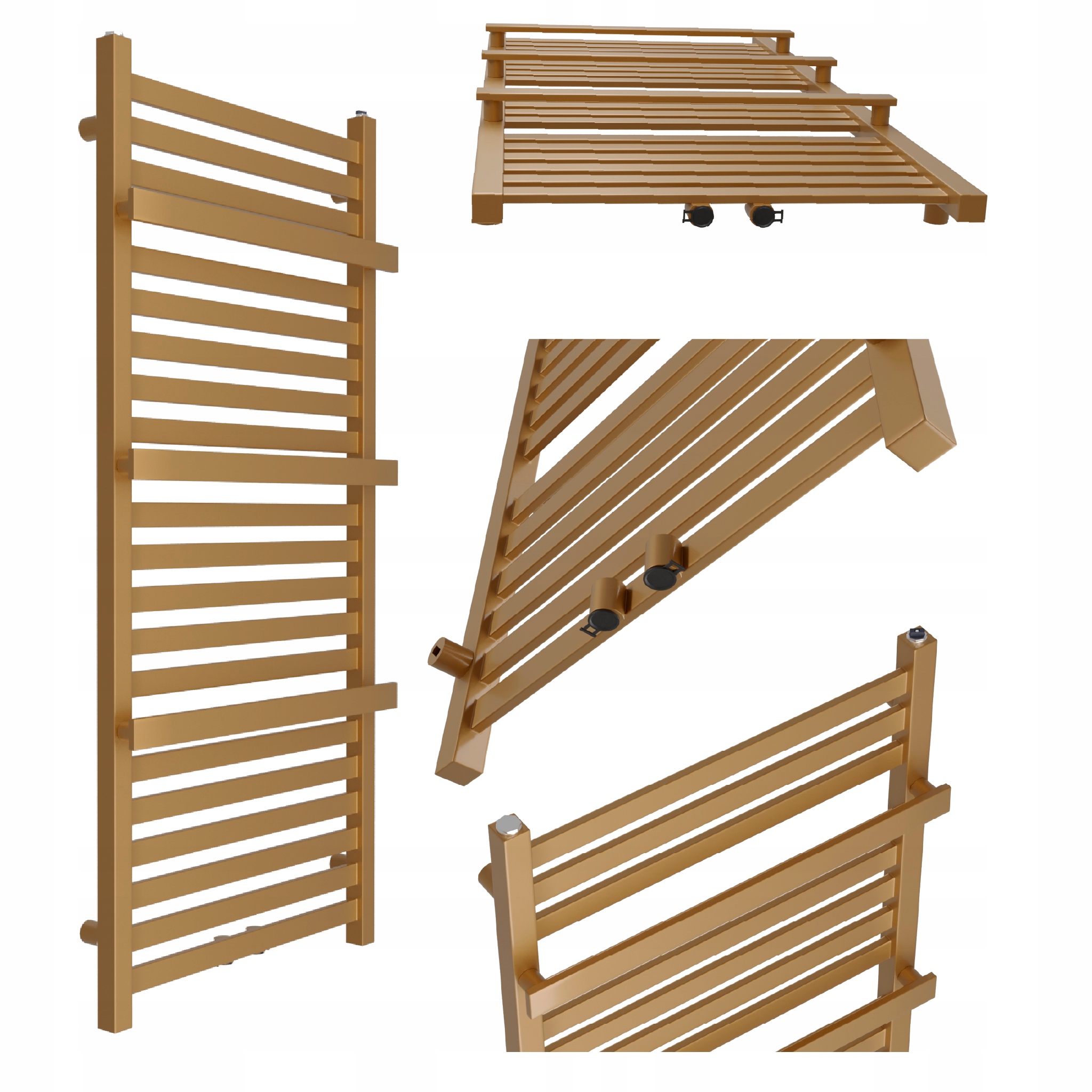 Koupelnový Radiátor Gold-mid 1150x630 Tmavý Antik