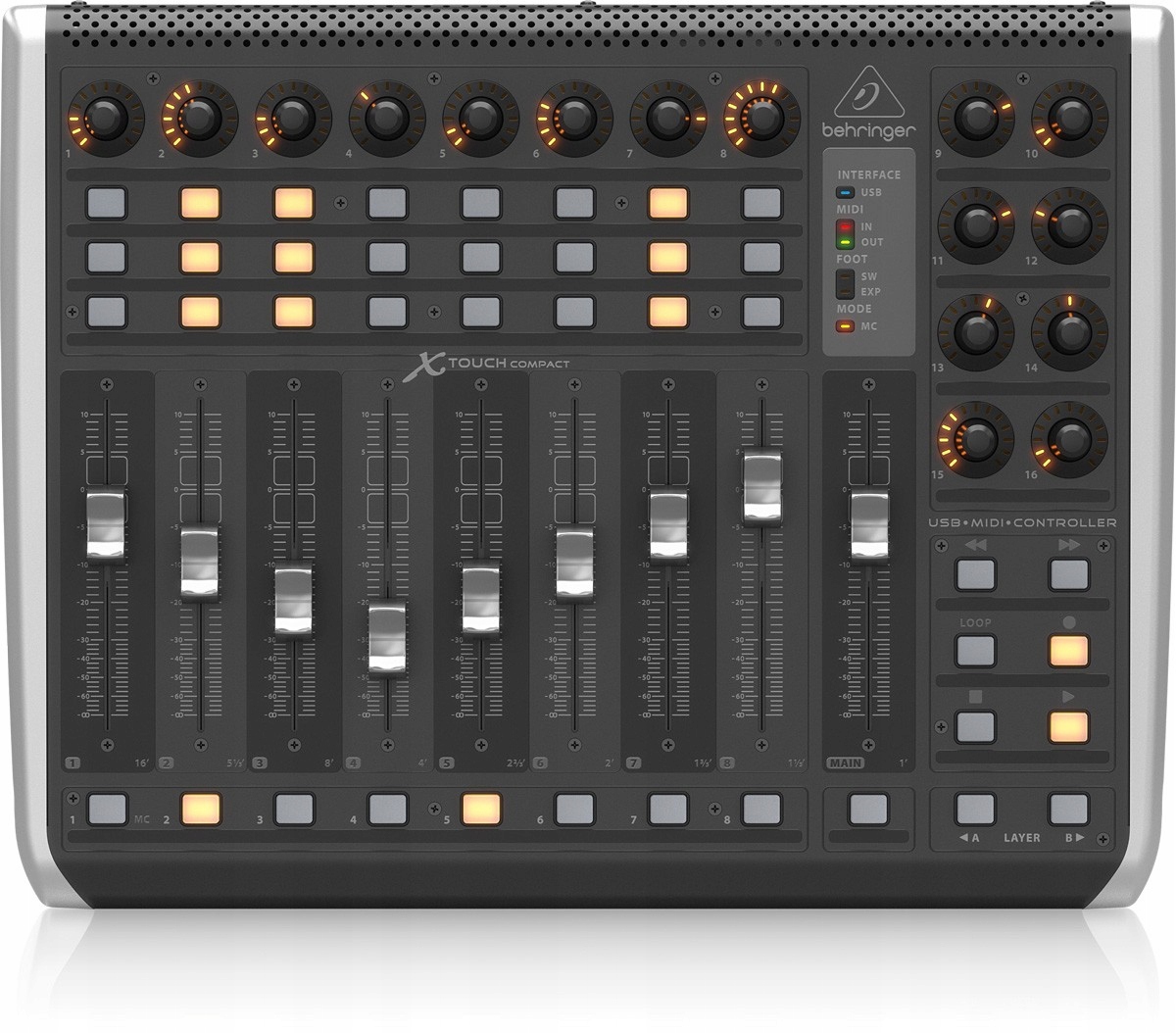 Behringer X-touch Compact – Daw regulátor
