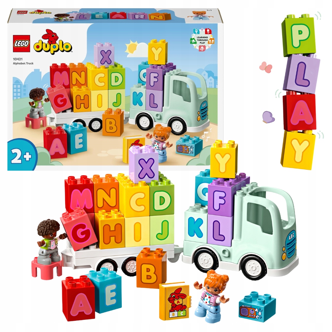 Lego Duplo 10421 Nákladní auto s abecedou Učení písmenek Velké stavebnice