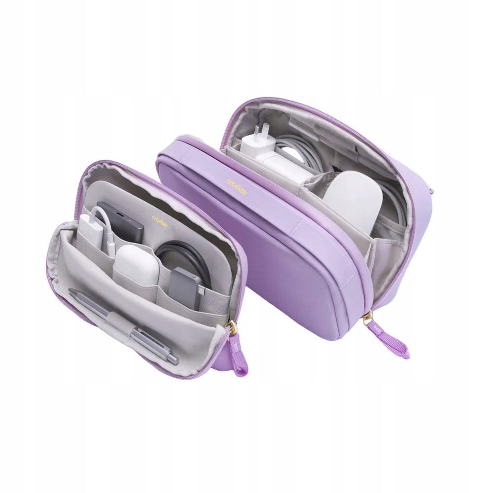 Orbitkey, Pouzdro, kancelářské organizéry Tech Pouch 2 v 1, Lilac, lila