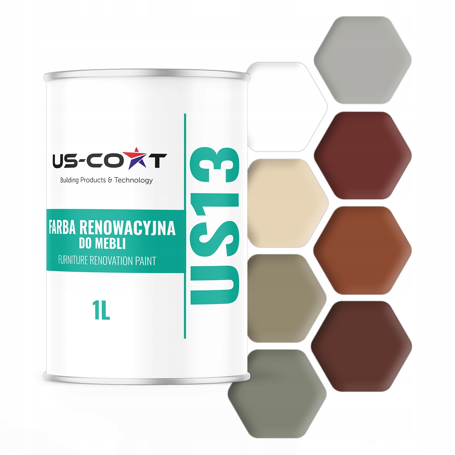 Farba Do Mebli Kuchennych Frontów Szafek Do Płyty Satyna 1L