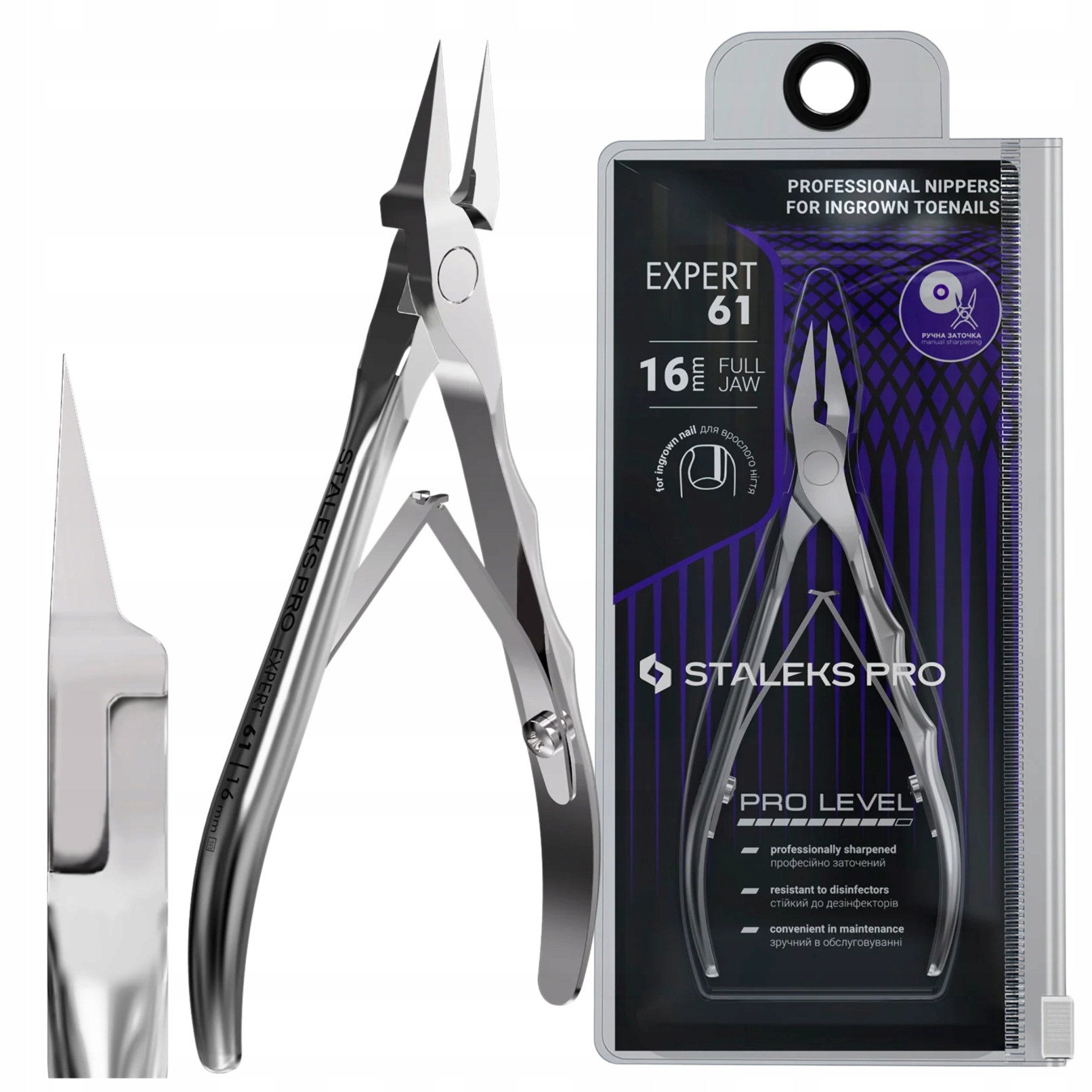 Staleks Profesionální kleště na zarostlé nehty Expert 61 16 mm