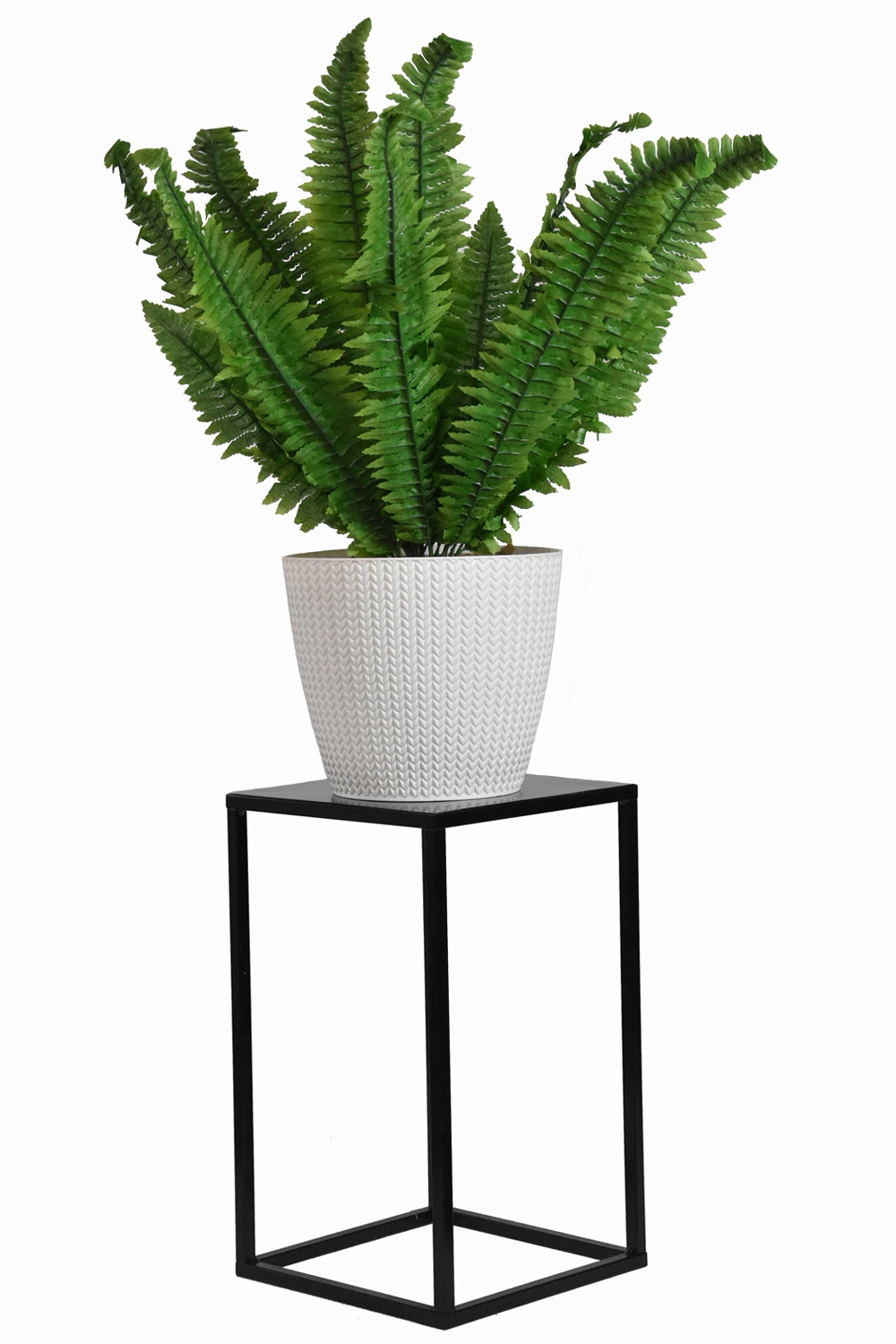 

Kwietnik metalowy stojak na kwiaty loft 40 cm