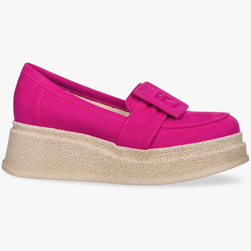 MOKASYNY DAMSKIE PÓŁBUTY NA KOTURNIE Z OZDOBĄ r 37 Oryginalne opakowanie producenta pudełko