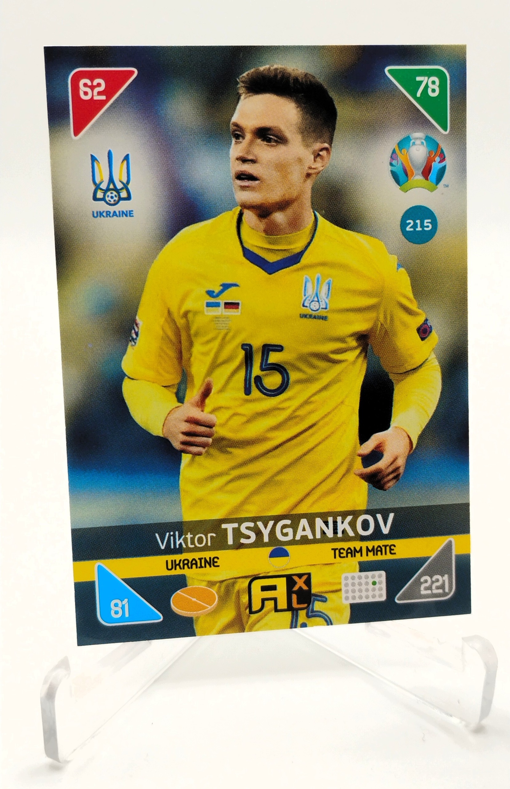 Panini Euro 2020 Kick Off 2021 Team Mate 215 Viktor Tsygankov Ukraina