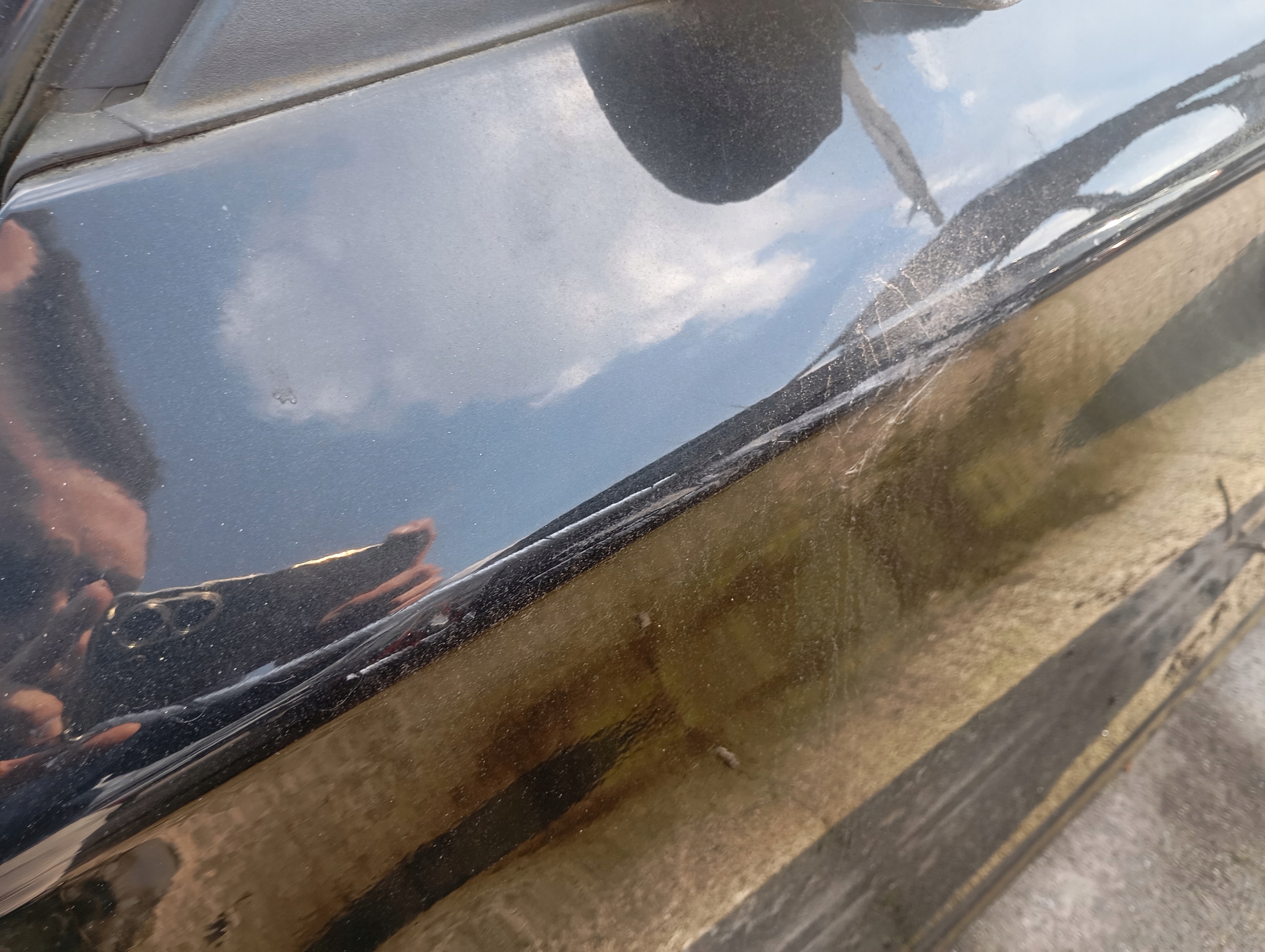 BMW E87 118d door front left black, BLACK SAPPHIRE METALLIC 475 475/9