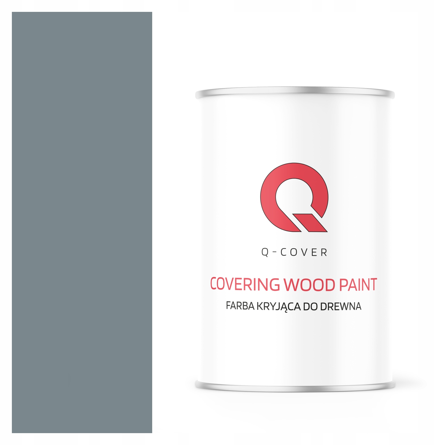 Barva Na Dřevo Kryjící Dveře Renovace Ral 7000 Veverka Šedá Lesklá 1L