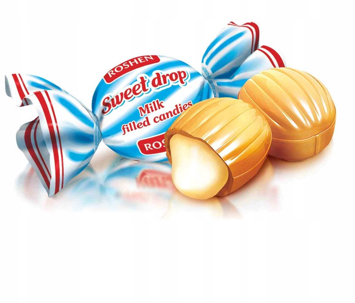 Cukierki Roshen Sweet Drop Mleczne Nadzienie 1kg Marka inny